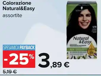 Carrefour Colorazione Natural&Easy assortite offerta