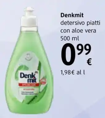 dm drogerie markt Denkmit detersivo piatti con aloe vera 500 ml offerta