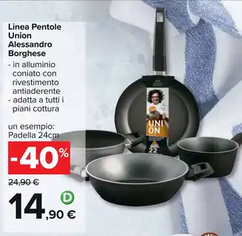 Linea Pentole Union Alessandro Borghese