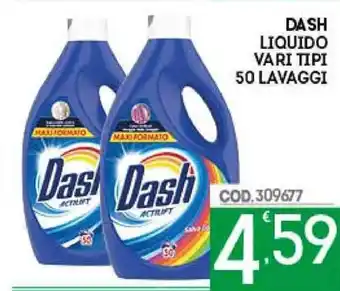 Eurocash Dash Liquido Vari Tipi 50 Lavaggi offerta