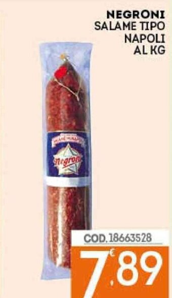 Negroni Salame Tipo Napoli