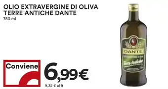 Coop OLIO EXTRAVERGINE DI OLIVA TERRE ANTICHE DANTE 750 ml offerta