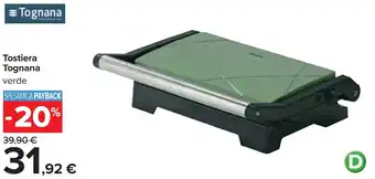 Carrefour Tostiera Tognana offerta