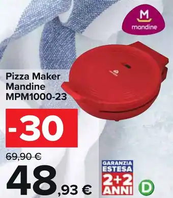 Carrefour Pizza Maker Mandine MPM1000-23 offerta
