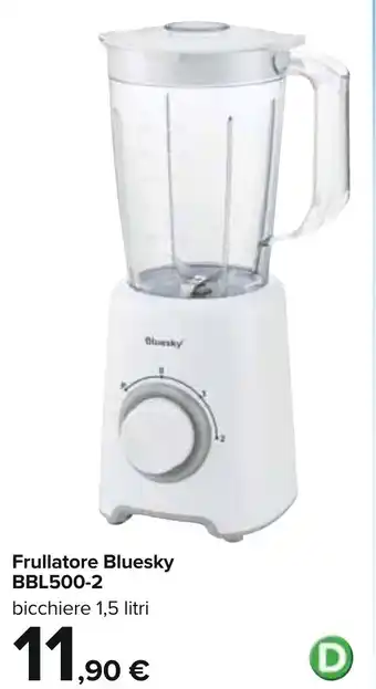 Carrefour Frullatore Bluesky BBL500-2 offerta