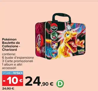 Carrefour Pokémon Bauletto da Collezione - Charizard offerta