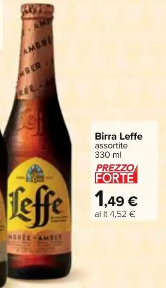 Carrefour Birra Leffe assortite 330 ml offerta