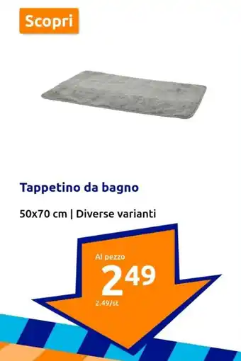 Action Tappetino da bagno 50x70 cm offerta