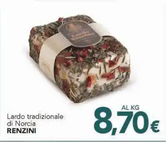 Lardo tradizionale di Norcia RENZINI
