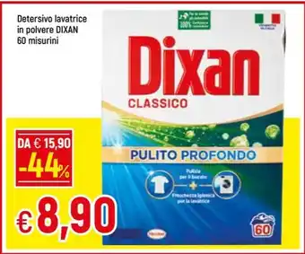 Famila Superstore Detersivo lavatrice in polvere DIXAN 60 misurini offerta