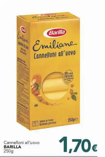 Altasfera Cannelloni all'uovo BARILLA 250g offerta
