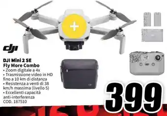 MediaWorld DJI Mini 2 SE Fly More Combo offerta