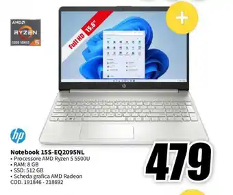 MediaWorld acer Notebook 15S-EQ2095NL offerta