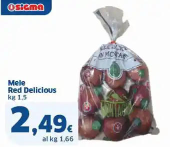 Ok Sigma Mele Red Delicious kg 1,5 offerta