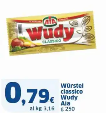 Würstel classico Wudy Aia g 250