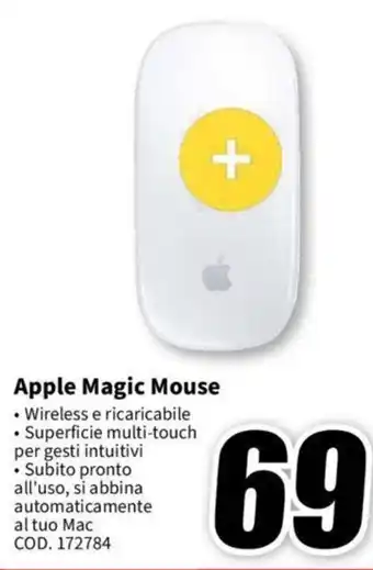 MediaWorld Apple Magic Mouse offerta