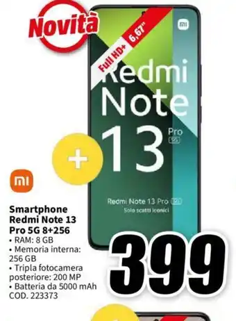 Smartphone Redmi Note 13 Pro 5G 8+256