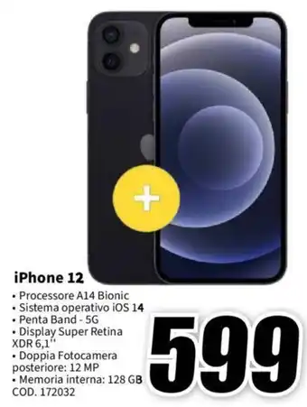 MediaWorld iPhone 12 offerta