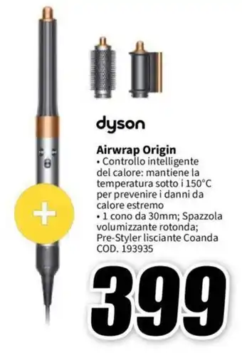 MediaWorld dyson Airwrap Origin offerta