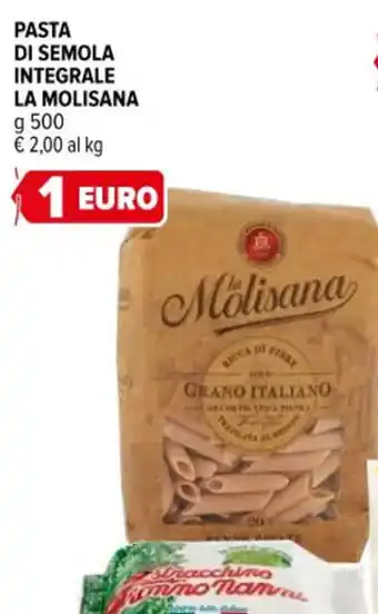 PASTA DI SEMOLA INTEGRALE LA MOLISANA g 500