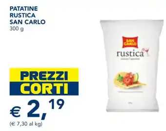 Esselunga PATATINE RUSTICA SAN CARLO 300 g offerta