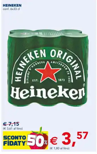 HEINEKEN conf. 6x33 cl