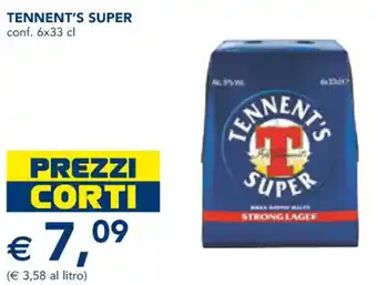TENNENT'S SUPER conf. 6x33 cl