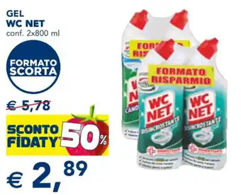 Esselunga GEL WC NET conf. 2x800 ml offerta