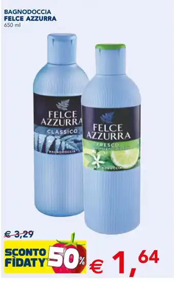 Esselunga BAGNODOCCIA FELCE AZZURRA 650 ml offerta