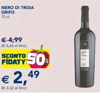 Esselunga NERO DI TROIA GRIFO 75 cl offerta