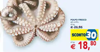 Esselunga POLPO FRESCO già pulito offerta