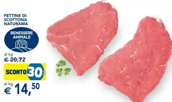 Esselunga FETTINE DI SCOTTONA NATURAMA offerta
