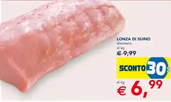 Esselunga LONZA DI SUINO disossata offerta
