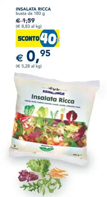 Esselunga INSALATA RICCA busta da 180 g offerta