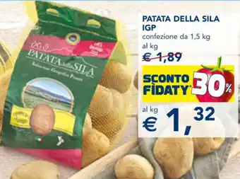 Esselunga PATATA DELLA SILA IGP confezione da 1,5 kg offerta