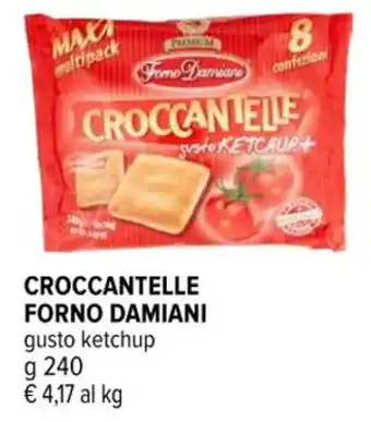 Iperal CROCCANTELLE FORNO DAMIANI gusto ketchup g 240 offerta