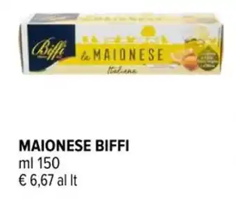 Iperal MAIONESE BIFFI ml 150 offerta