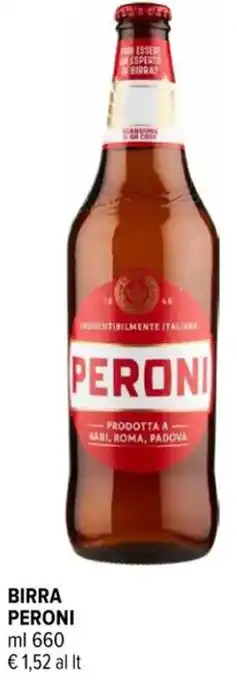 Iperal BIRRA PERONI ml 660 offerta
