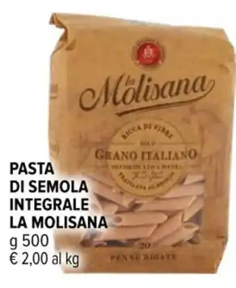 Iperal PASTA DI SEMOLA INTEGRALE LA MOLISANA g 500 offerta