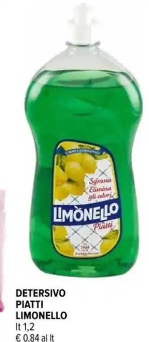 DETERSIVO PIATTI LIMONELLO lt 1,2