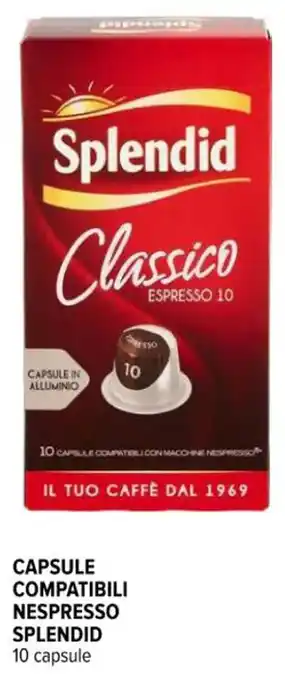 CAPSULE COMPATIBILI NESPRESSO SPLENDID 10 capsule