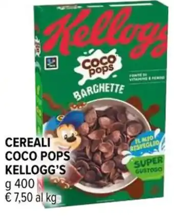 Iperal CEREALI COCO POPS KELLOGG'S g 400 offerta