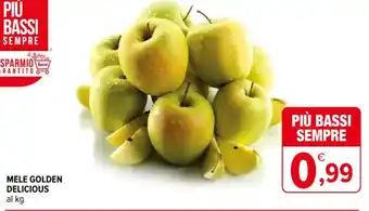Iperal MELE GOLDEN DELICIOUS al kg offerta