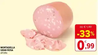 Iperal MORTADELLA GRAN ROSA all'etto offerta