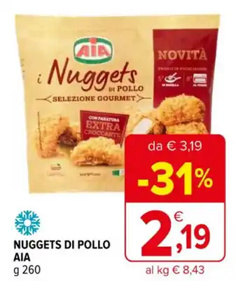 Iperal NUGGETS DI POLLO AIA g 260 offerta