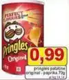 Pewex pringles patatine original-paprika 70g offerta