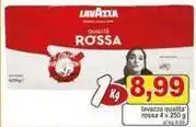 Pewex lavazza qualita' rossa 4 x 250 g offerta