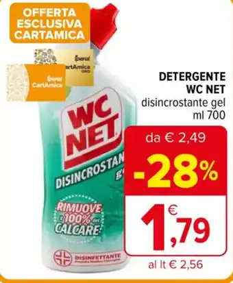 Iperal DETERGENTE WC NET disincrostante gel ml 700 offerta