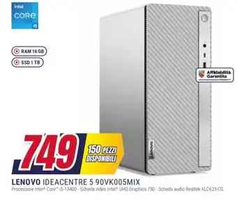 Trony LENOVO IDEACENTRE 5 90VK005MIX offerta