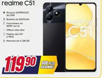Trony realme C51 offerta